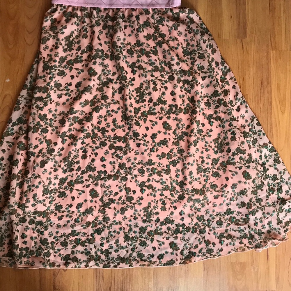 Lularoe pink Lola skirt